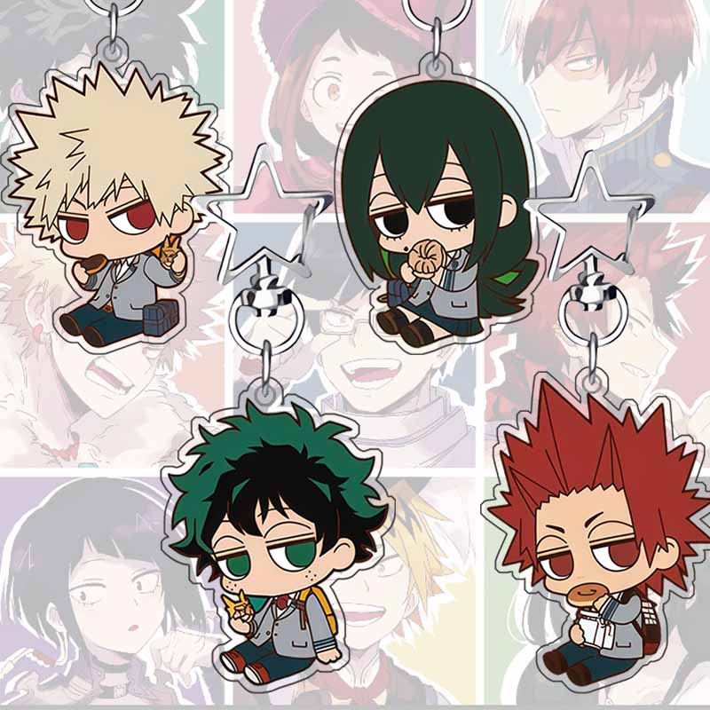 Furoshiki - Acrylic Q version character Keychain for