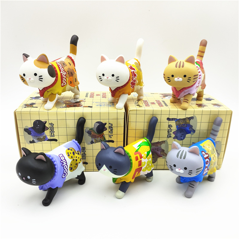 Japanese Snacks - Cute Cat Blind Box Wearing Candy