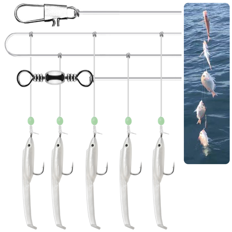 WEIHE 5pcs/set 1# Eel Soft Lur - Furoshiki recension och pris