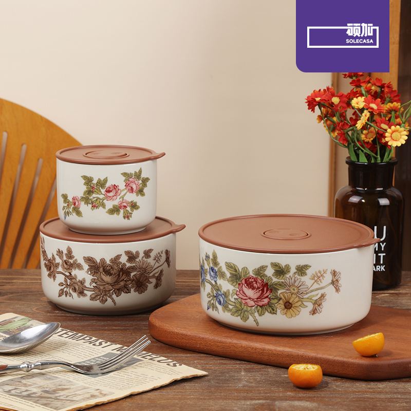SOLECASA Elegant Rose Pattern  - Bento Box recension och pris