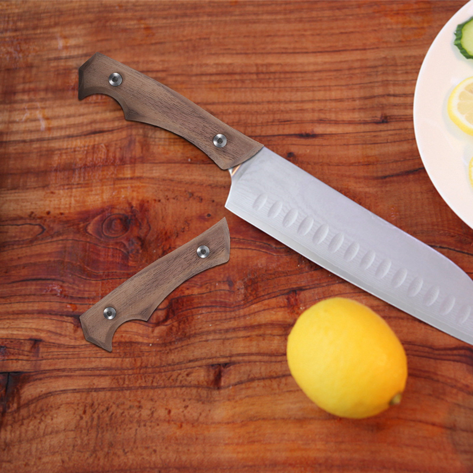 Premium Beech Wood Knife Handl - Japanese Knife recension och pris