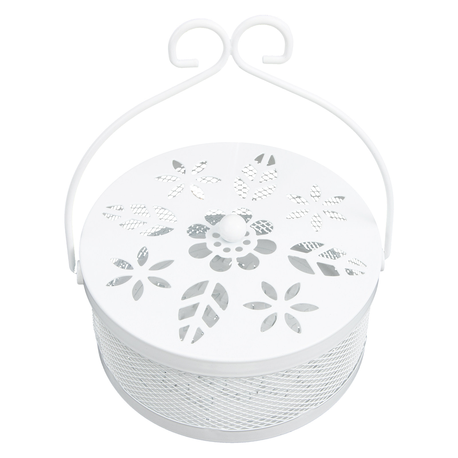 Box Wrought White Smooth Textu - Incense Holder recension och pris